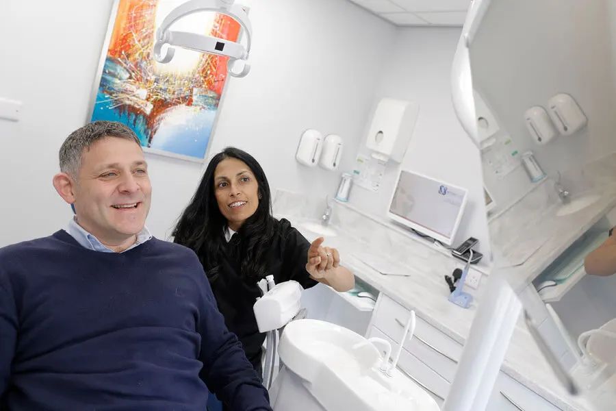 Patients in one of the treatment rooms